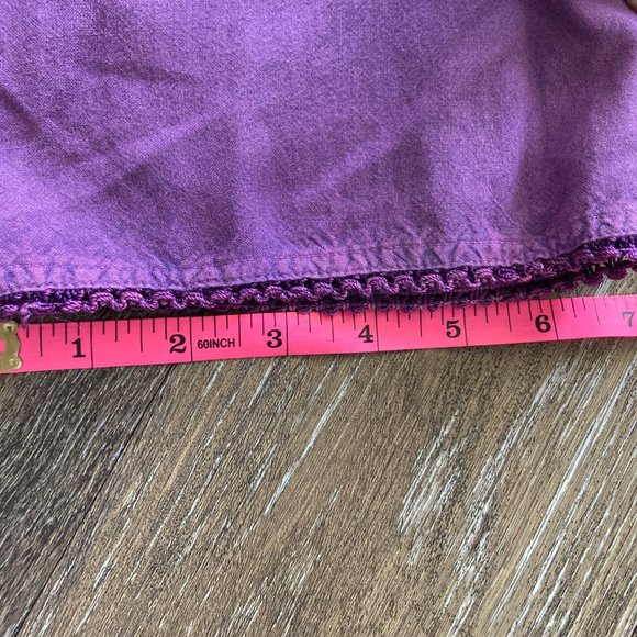 More By Lata PL Purple Bohemian Style Blouse - Picture 8 of 8